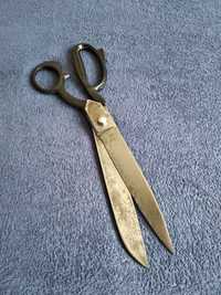 Przedwojenne nożyce krawieckie  Gerlach 12 cali eksponat.