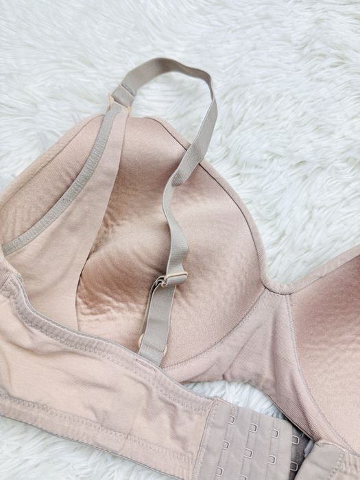Biustonosz usztywniany ciążowy do karmienia 80C beżowy H&M