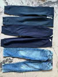 Spodnie dresowe chłopięce 122/128, jeansy h&m