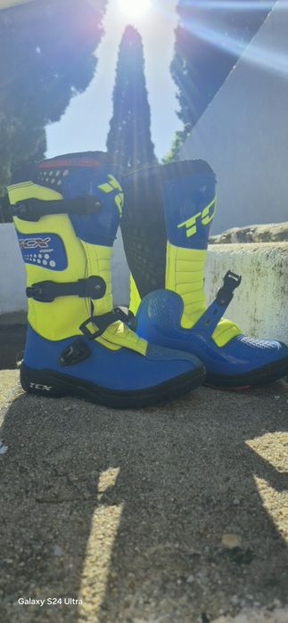 Botas e calças motocross criança