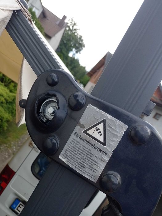 parasol ogrodowy składany duży 3m na 3m używany z niemiec solidny