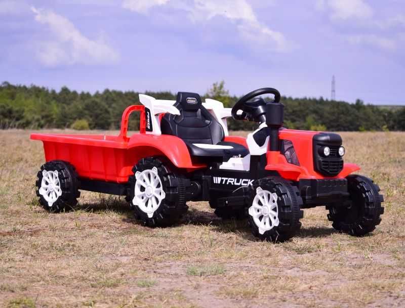 Traktor URSUS Ciągnik Elektryczny PRZYCZEPA Auto Akumulator RC DZIECI