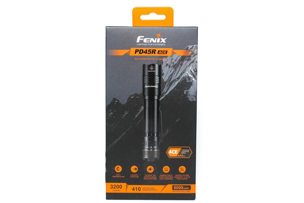 Fenix PD45R ACE Ліхтар Тактичний (3200 Люмен 410 М.) ГАРАНТІЯ 5 РОКІВ!