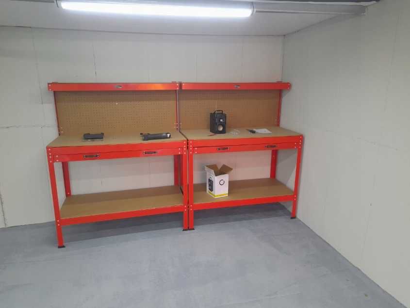 Stół Warsztatowy Do Garaży Do Warsztatu 100kg 115cm blat Szuflady