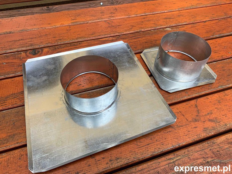 Rozeta kominowa przejściówka redukcja piec koza rozeta maskownica ocyn