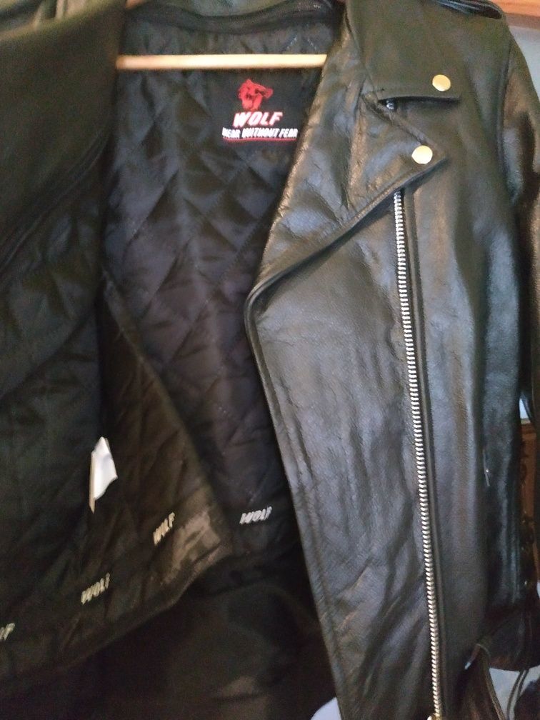 Ramoneska kurtka skórzana dla kobiet 4xl
