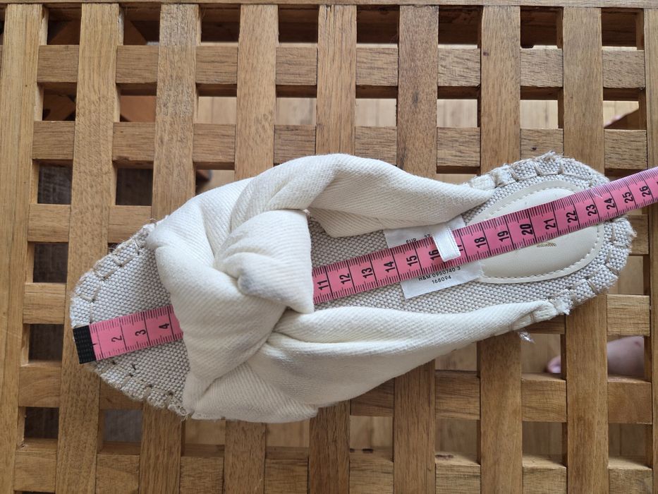 Шльопки з тканини h&m