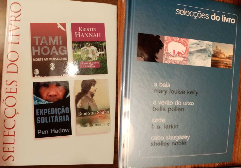 livros: coleção “Selecções do livro” (44 romances, 11 volumes)
