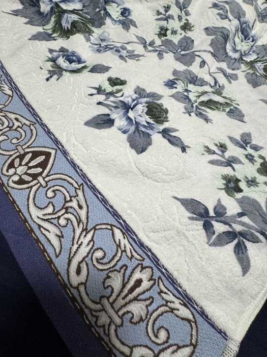 Набор банных махровых полотенец в цветочек ТУРЦИЯ 100% хлопок НОВОЕ