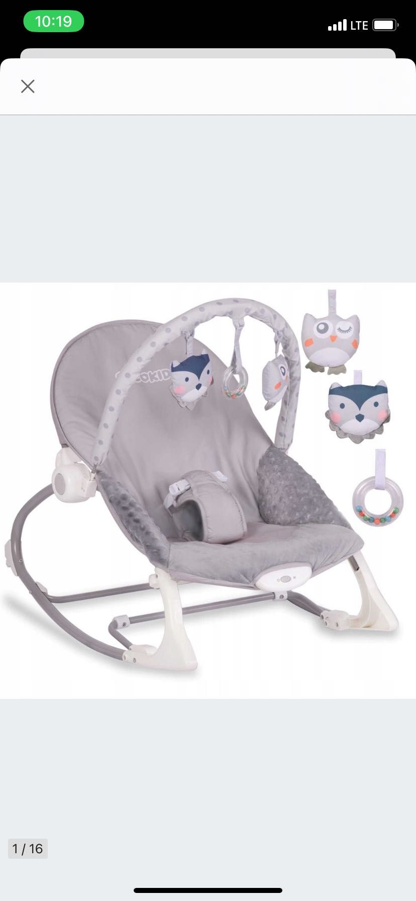 Ricokids Leżaczek Wrzosowy
