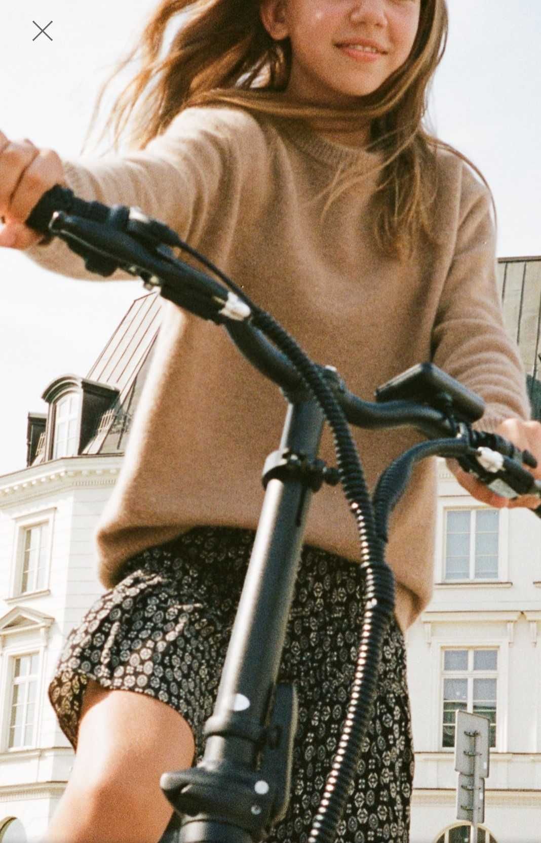Джинсовая юбка шорты ZARA бермуды шорти бермуди спідниця спідничка h&m