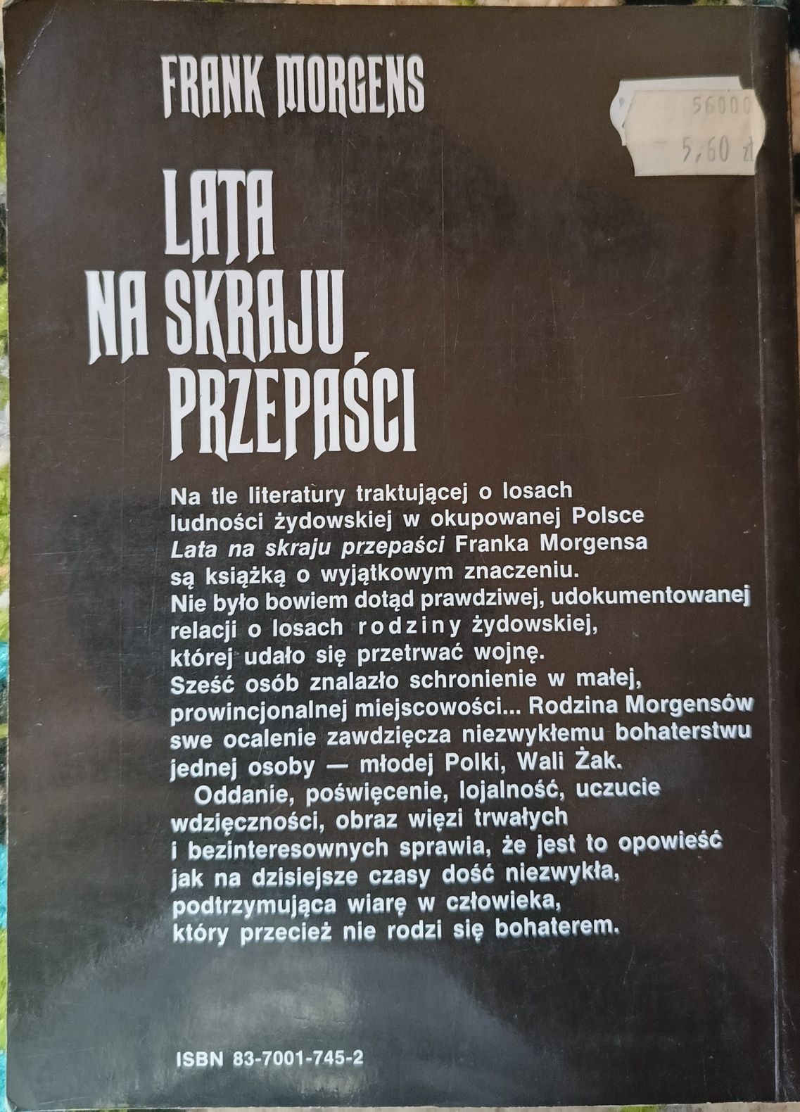 Lata Na Skraju Przepaści " Frank Morgens