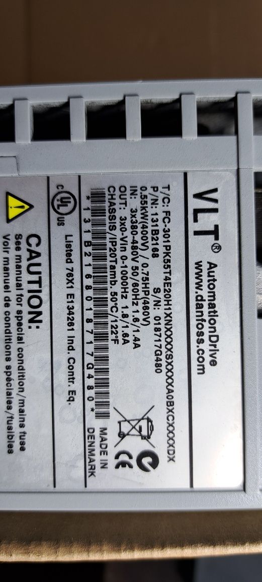 Przetwornica, falownik danfoss VLT