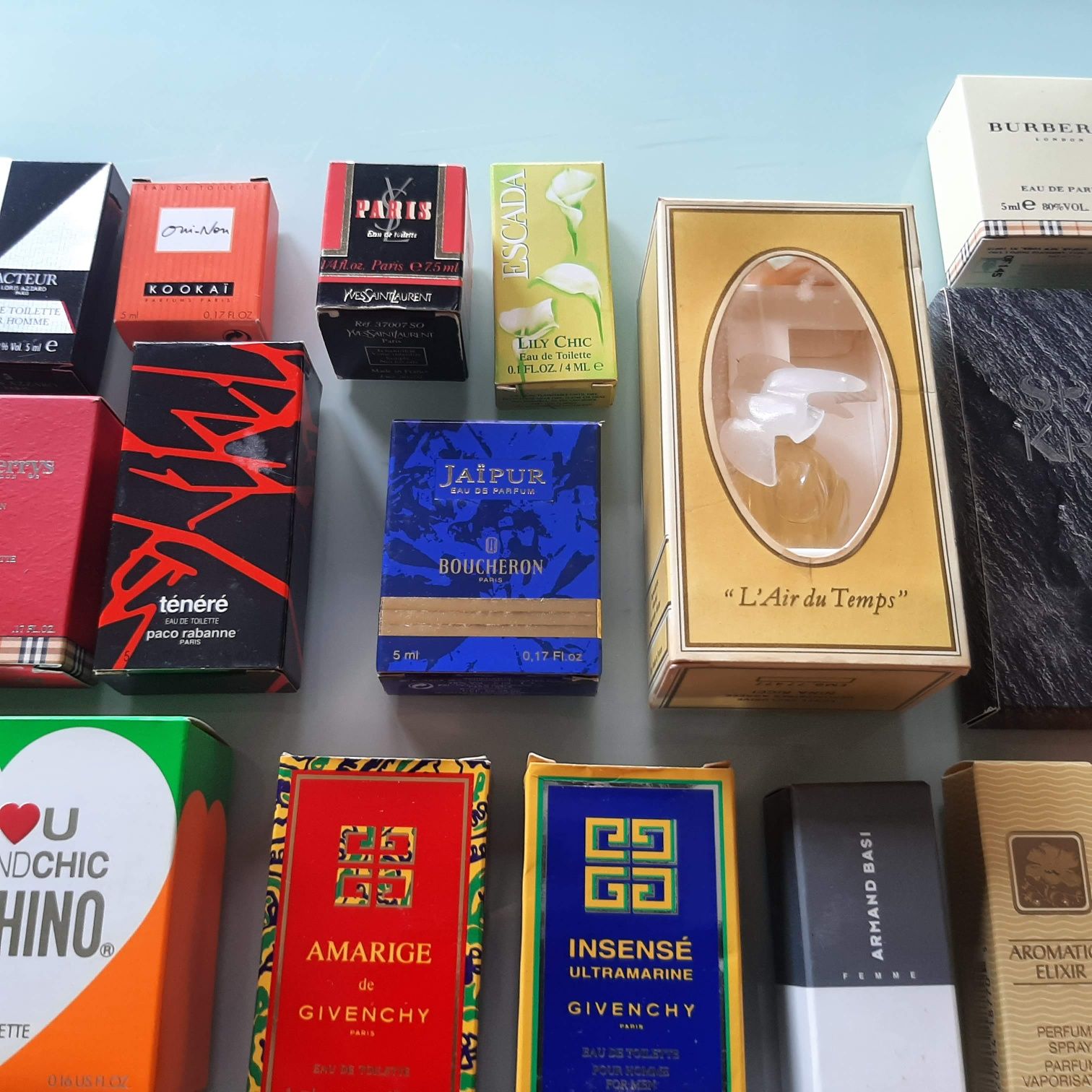 Miniaturas de Perfumes Antigos