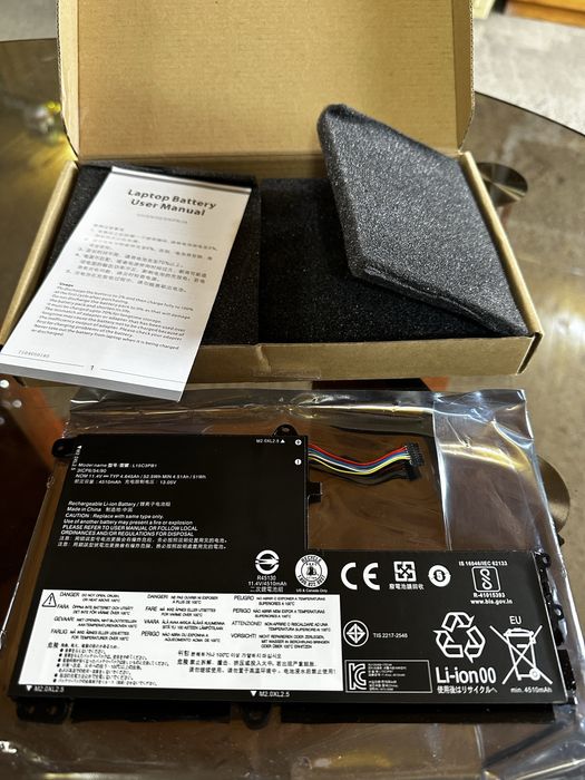 Аккумулятор Lenovo L15C3PB1 (батарея)