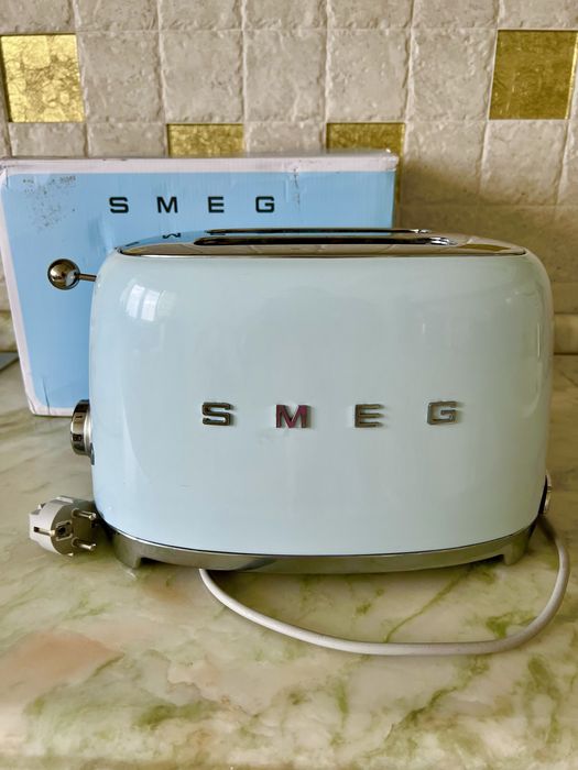 SMEG тостер блакитний