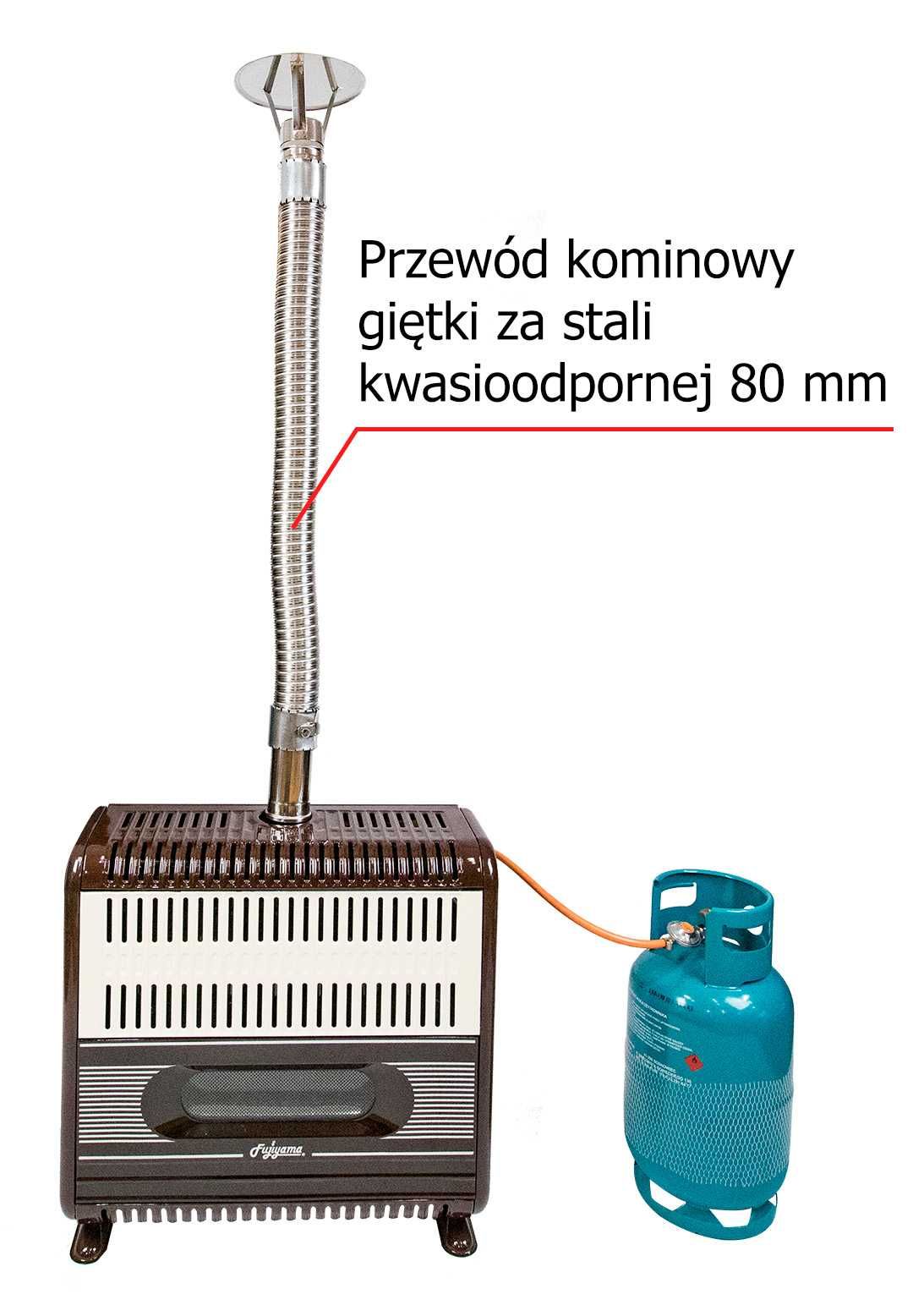 Ogrzewacz gazowy z wentylatorem 12 kW piecyk konwektor nagrzewnica