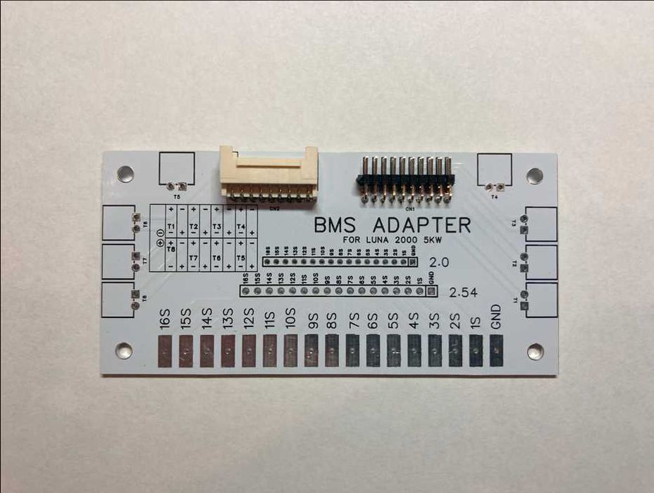 BMS адаптер, плата перехідник для Huawei Luna 2000 5KW та подібних