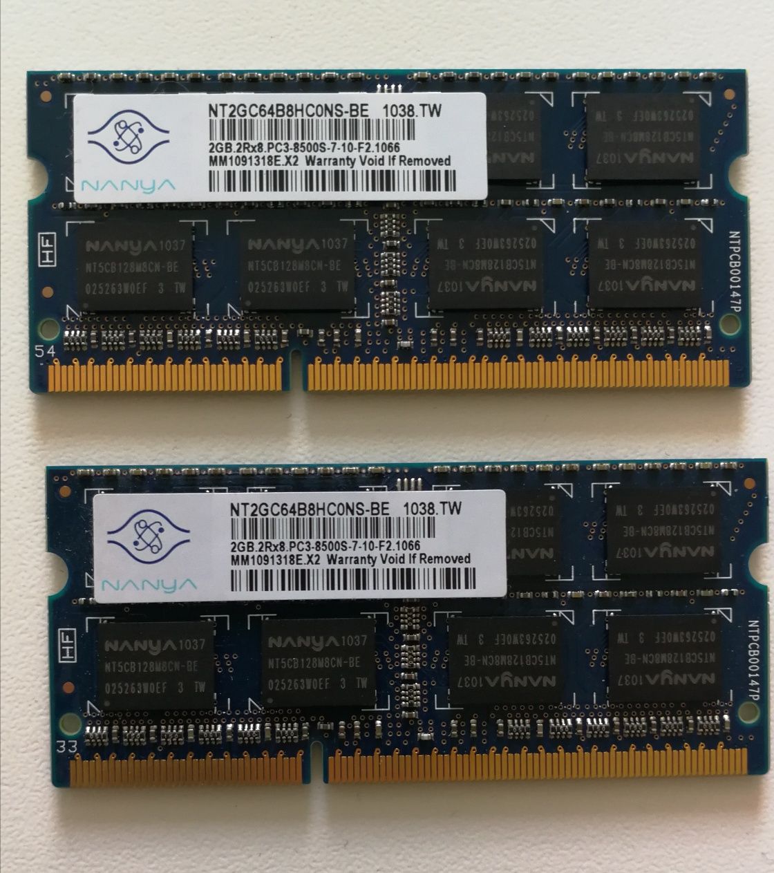 Pamięć RAM 4GB, ddr3, Nanya, 2X2GB