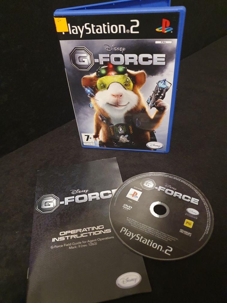 Gra gry ps2 playstation 2 Disney G-Force unikat dla dzieci bdb stan