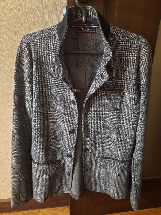 Трикотажний чоловічий піджак новий 48-50р