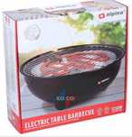 GRILL Elektryczny stołowy BALKONOWY 1250W BEZDYMNY