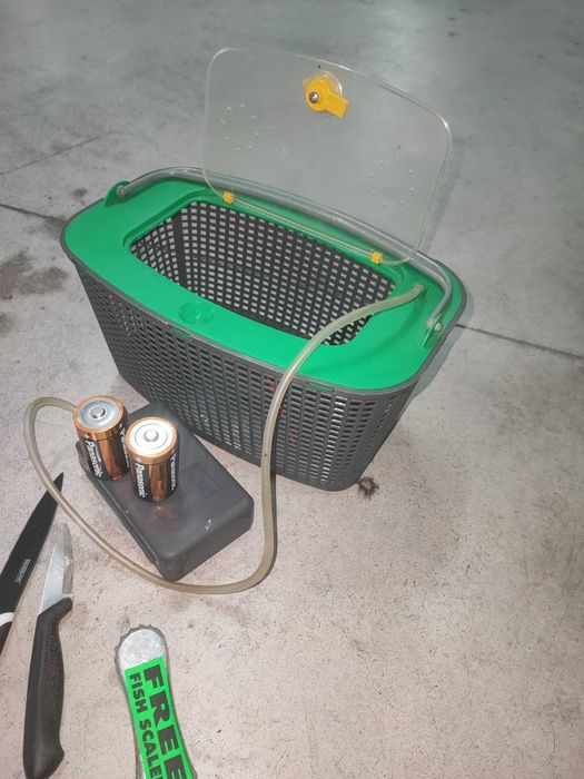 Carro em inox transporte material pesca