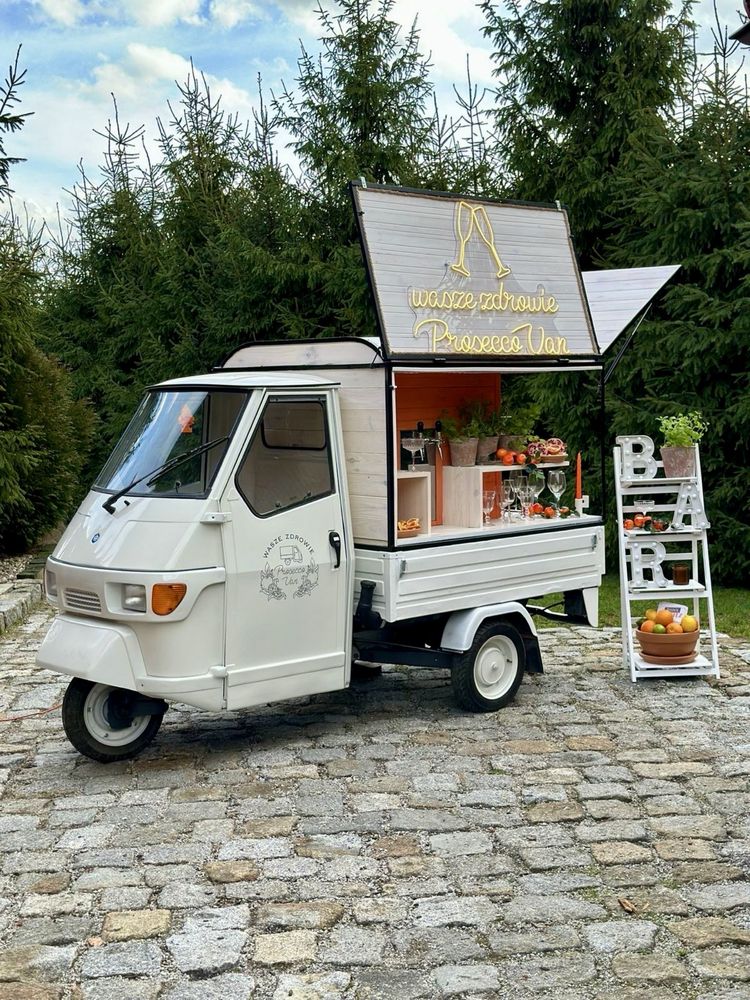 Bydgoszcz, cała Polska. Wynajem prosecco van, mobilny bar na wesele