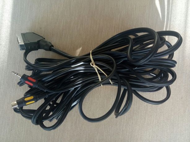 Przewód/kabel/podłączenie:EURO/S-video + Jack 3,5mm dł.10m