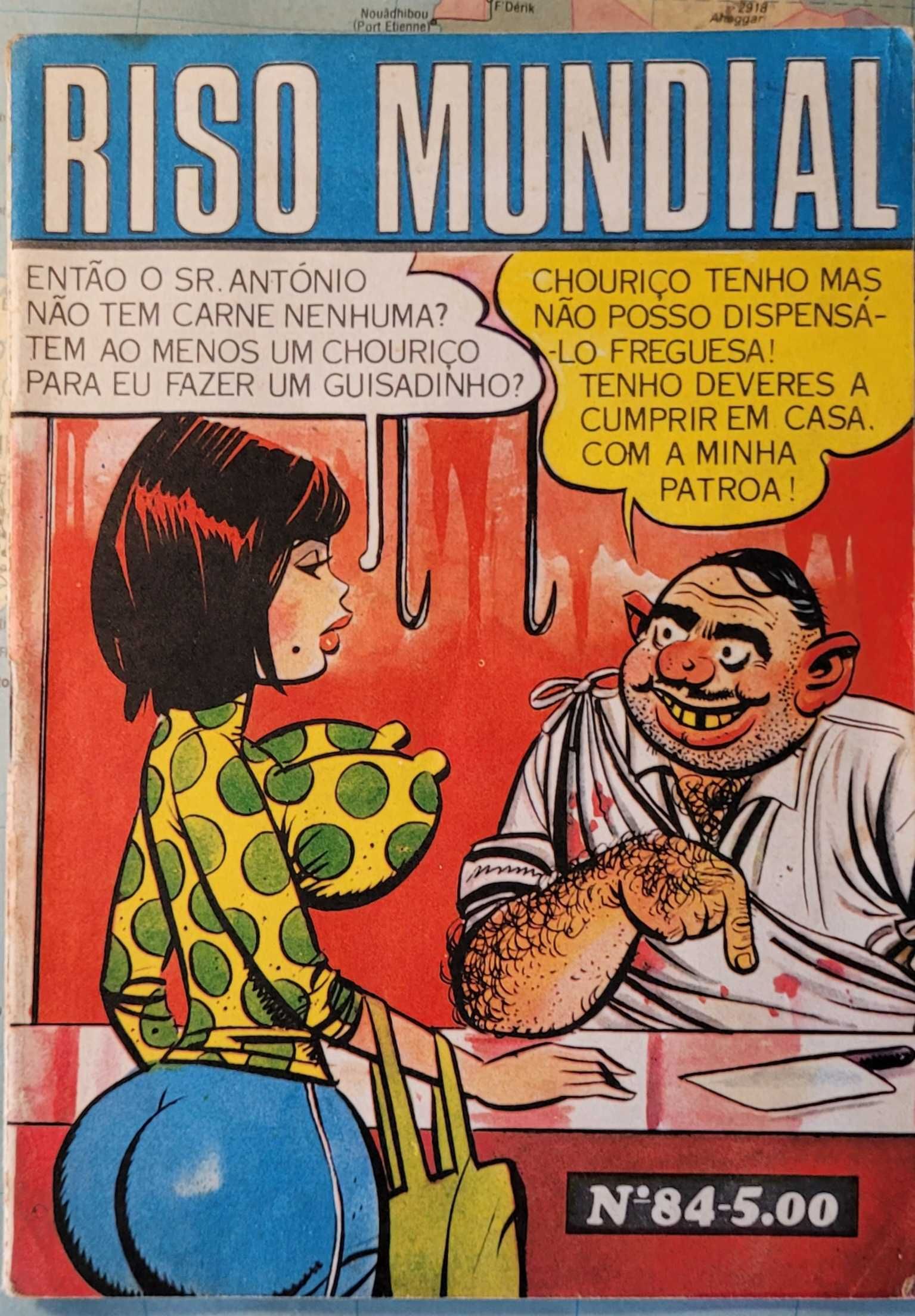 revistas de humor, antigas e cuidadas