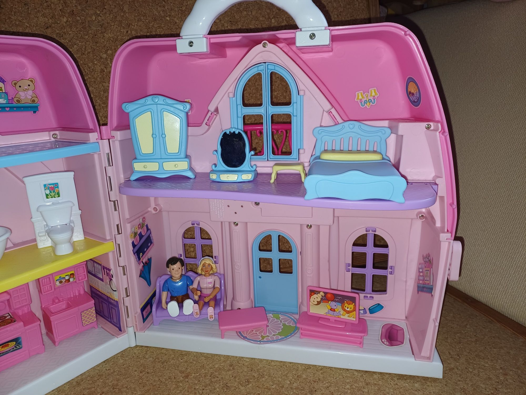 Casa de  bonecas + 23 acessórios, brinquedos, casinha