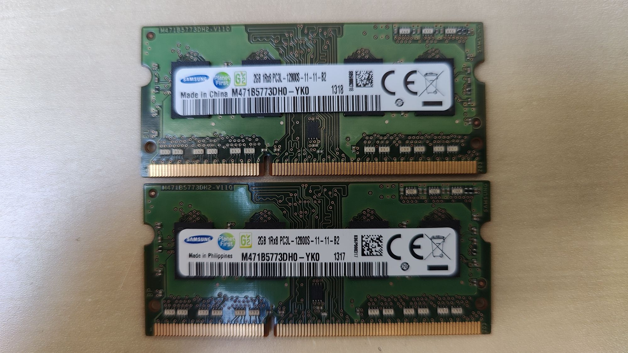 Pamięć RAM DDR3 2x2Gb 1600MHz DDR3L do Laptopa