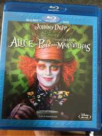 Blu-ray /DVD Alice no País das Maravilhas