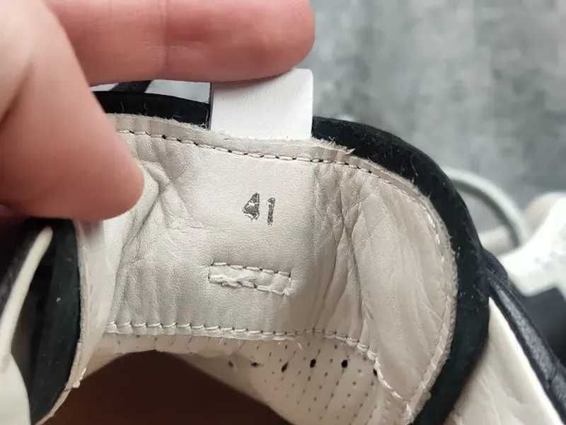 чоловічі класичні кеди зі шкіри високою підошвою santoni design black