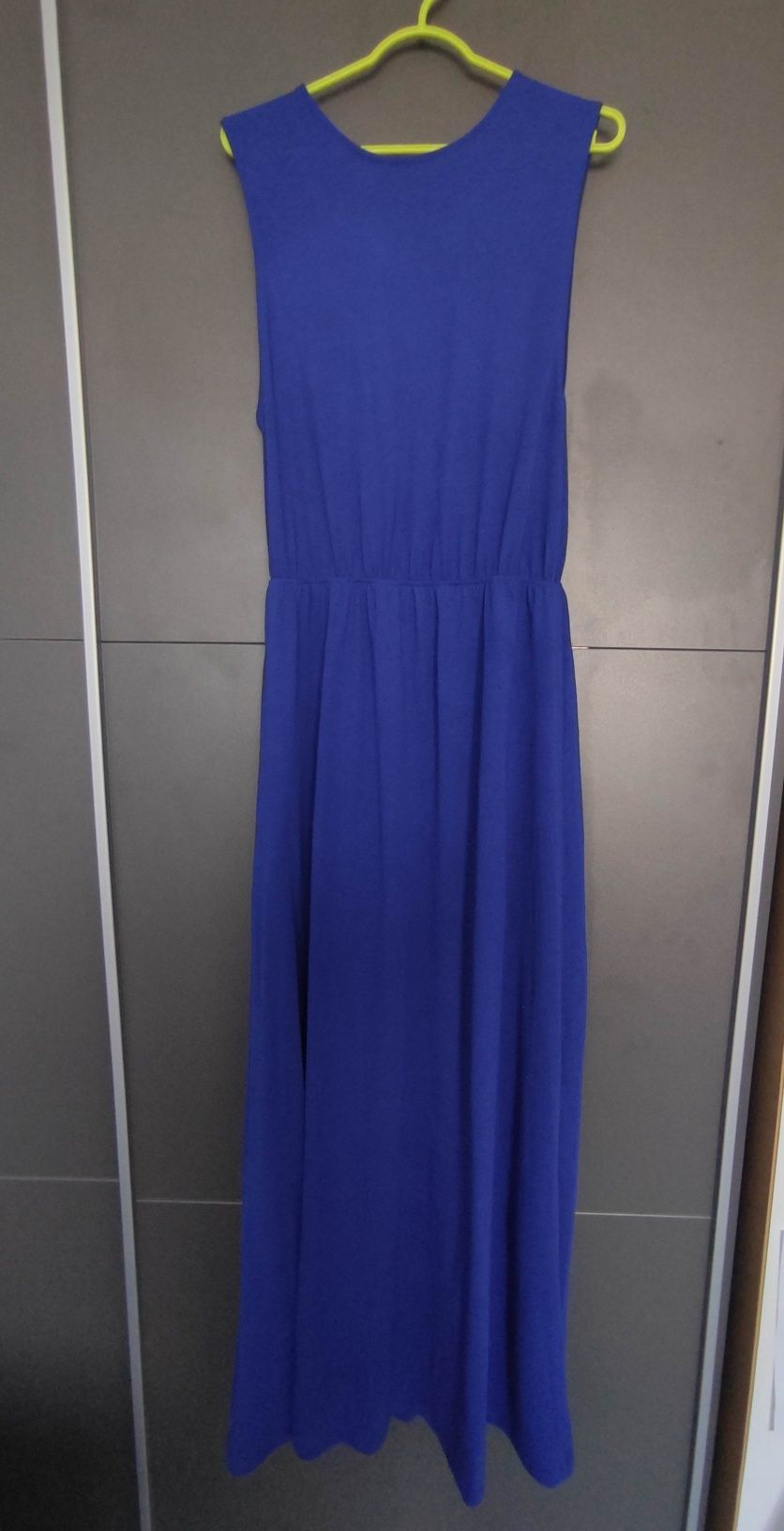 Niebieska sukienka maxi H&M