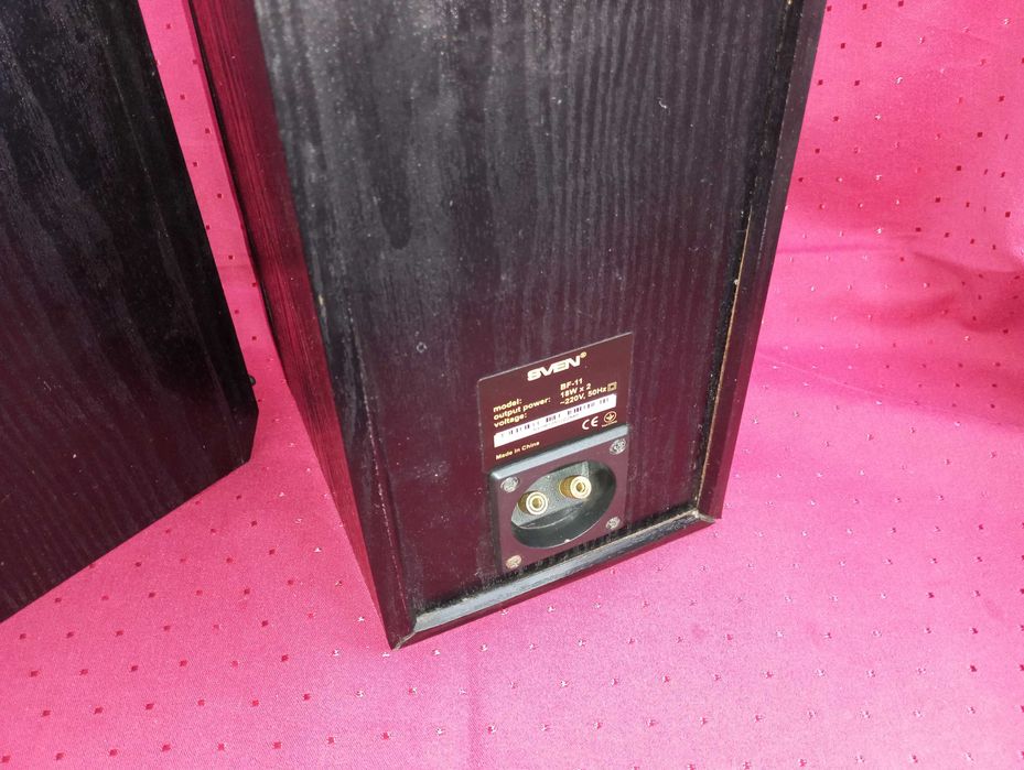 Корпусы черного цвета пустые компьютерных колонок Sven AF, BF-11 пара