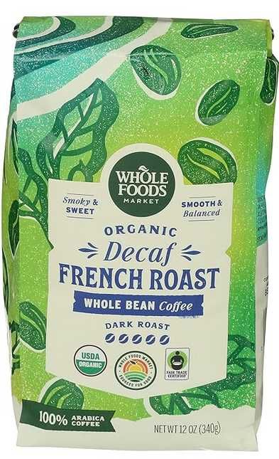 Kawa Organic Decaf Whole Bean mielona 340 g