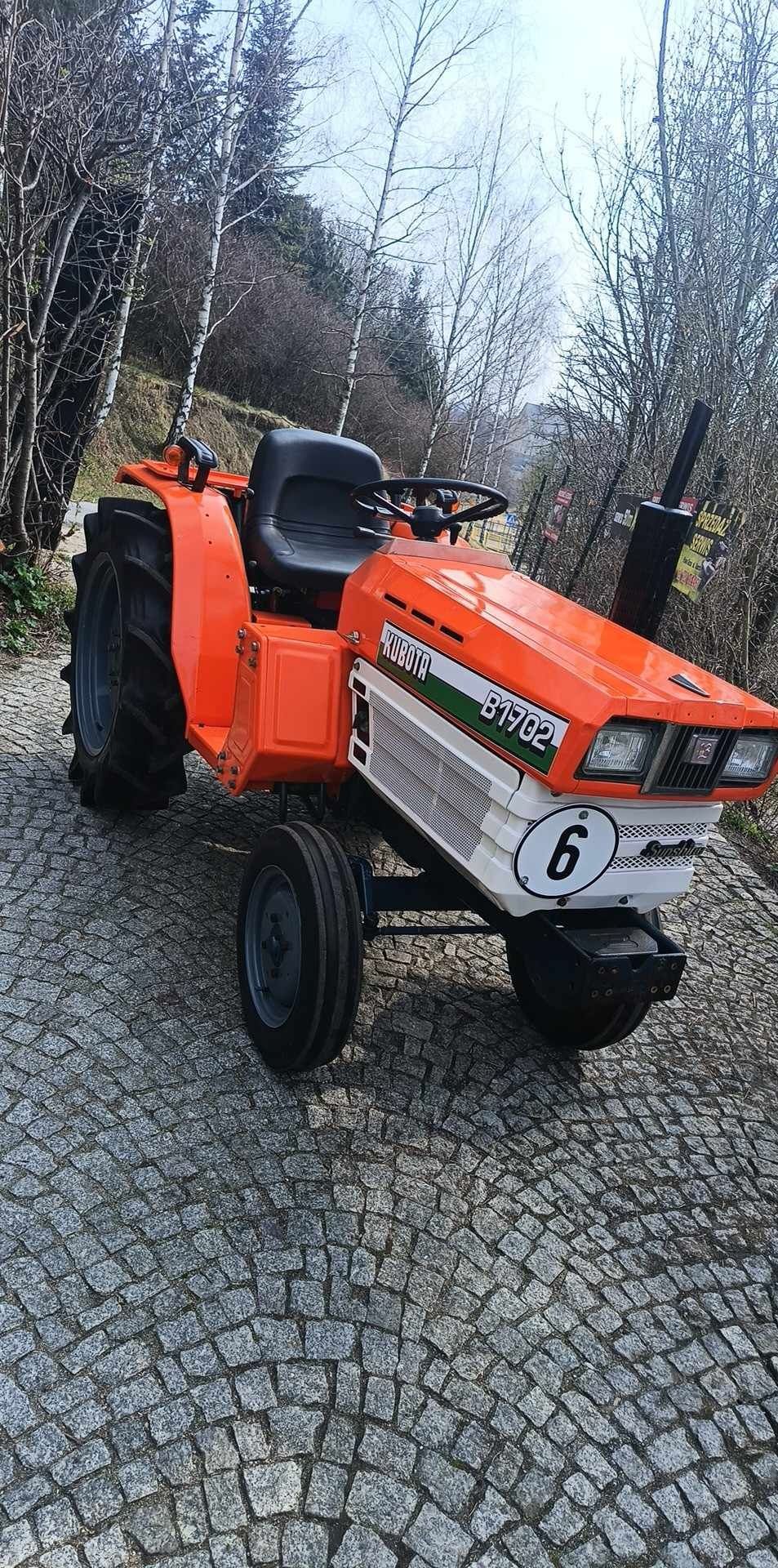 Traktorek ogrodniczy traktor ciagniczek ogrodniczy kubota b1702 diesel