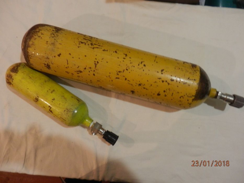 балони, 1л-7л, робочий тиск 150-200кгс/см2