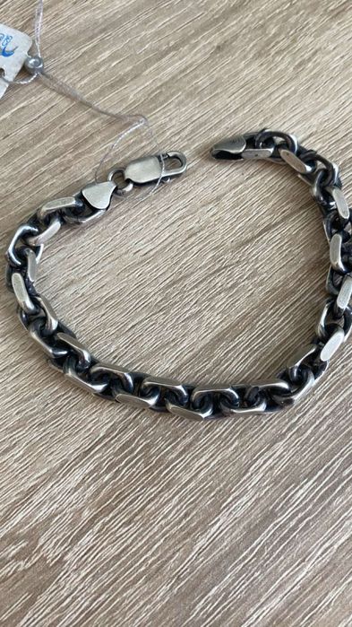 Срібний чоловічий браслет