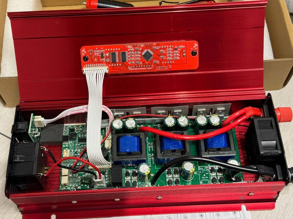 Інвертор 12V - 220V 2000W | Якісна збірка. Товсті трансформатори,