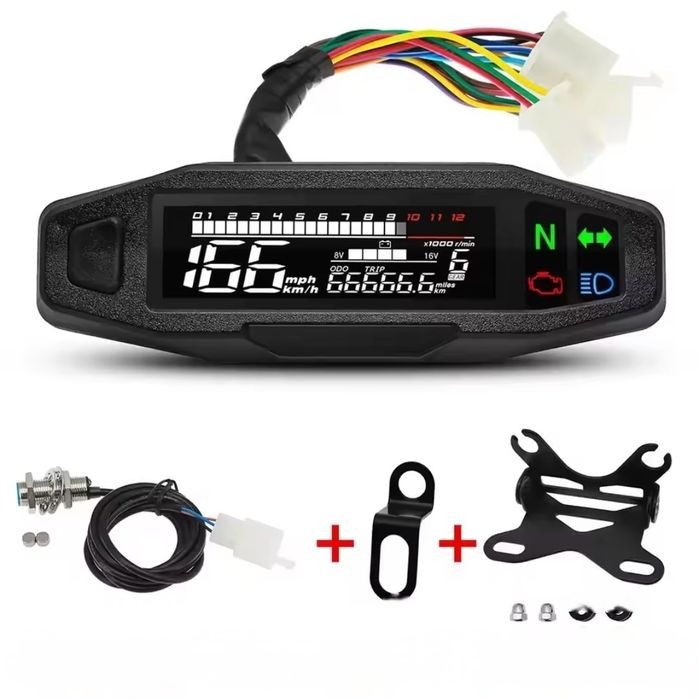 Приборна панель, спідометр на мото, приладова панель, приборка