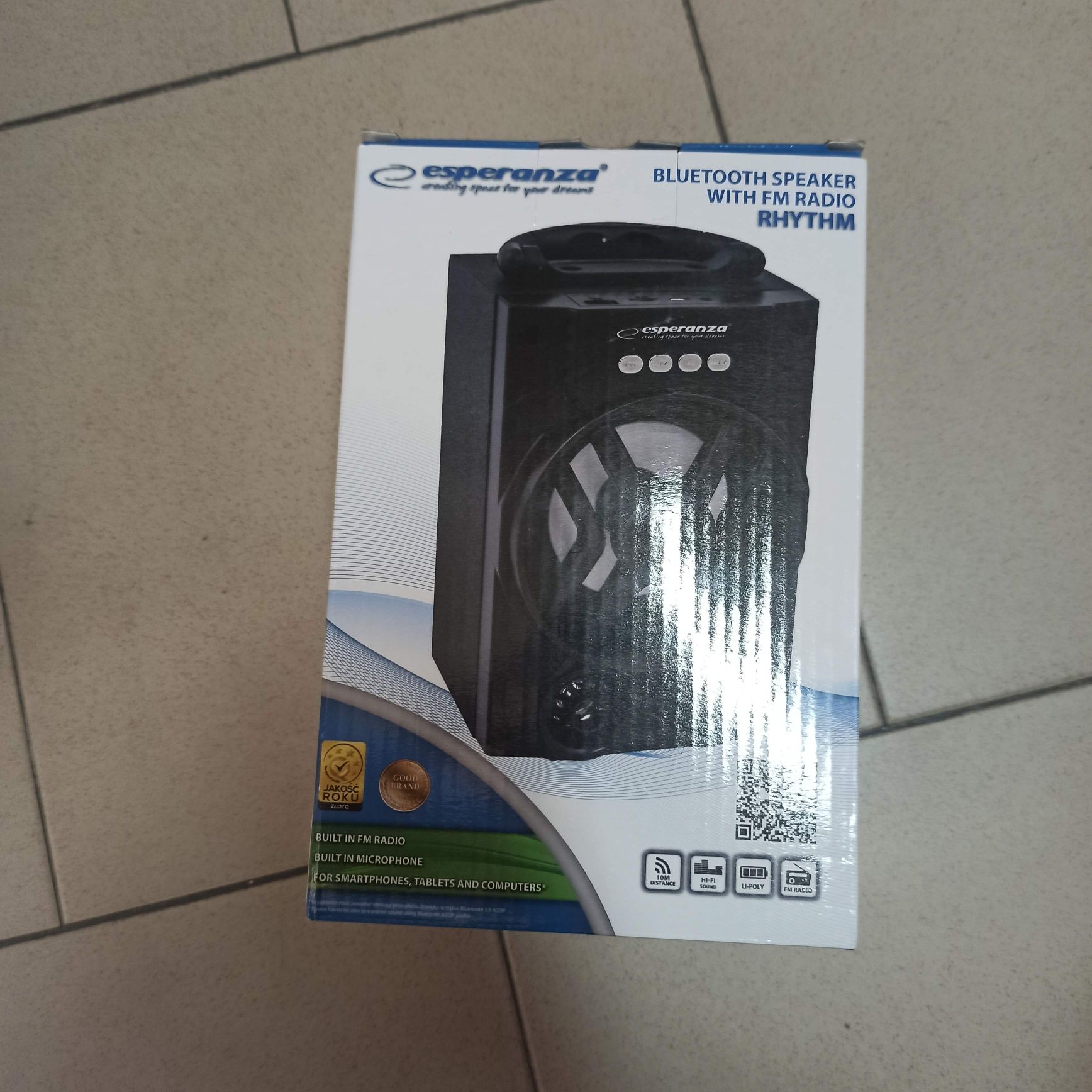 Coluna bluetooth c/radio e USB 5W