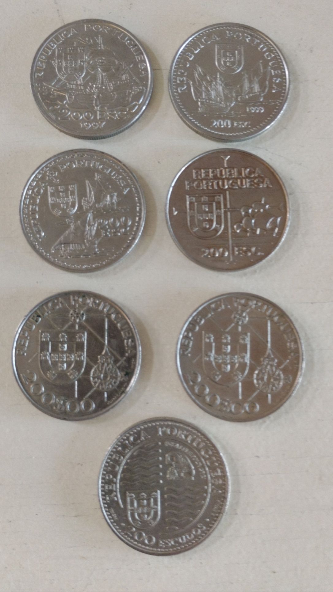 Moedas Comemorativas 200 Escudos