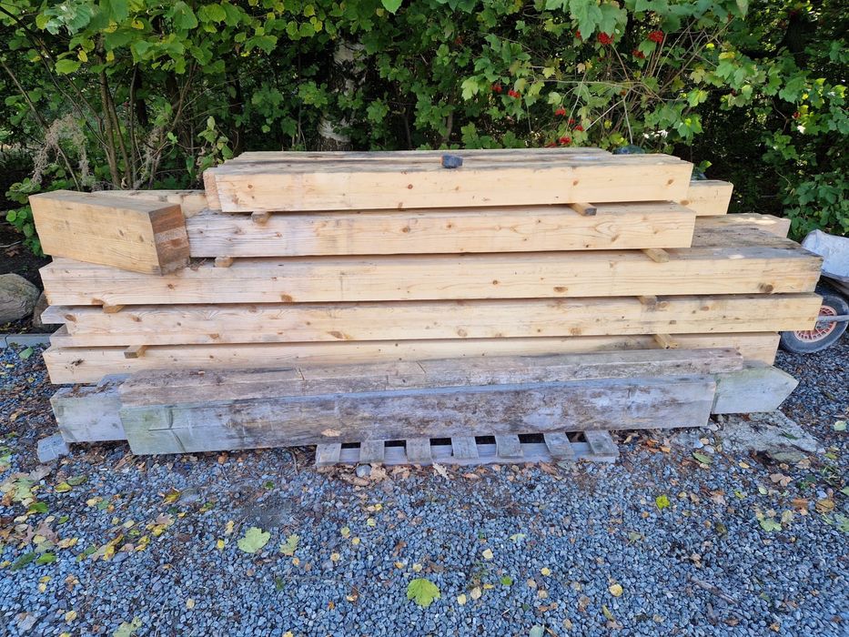 Belki z drewna konstrukcyjnego klejonego