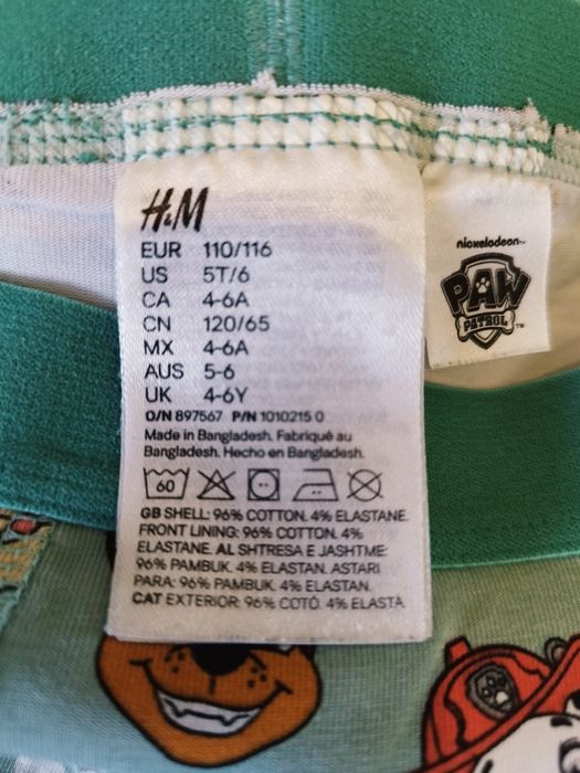 Dziecięce majteczki Psi Patrol, Looney Tunes, H&M, Pepco