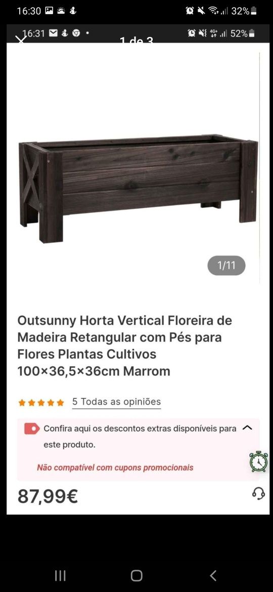 Horta para jardim