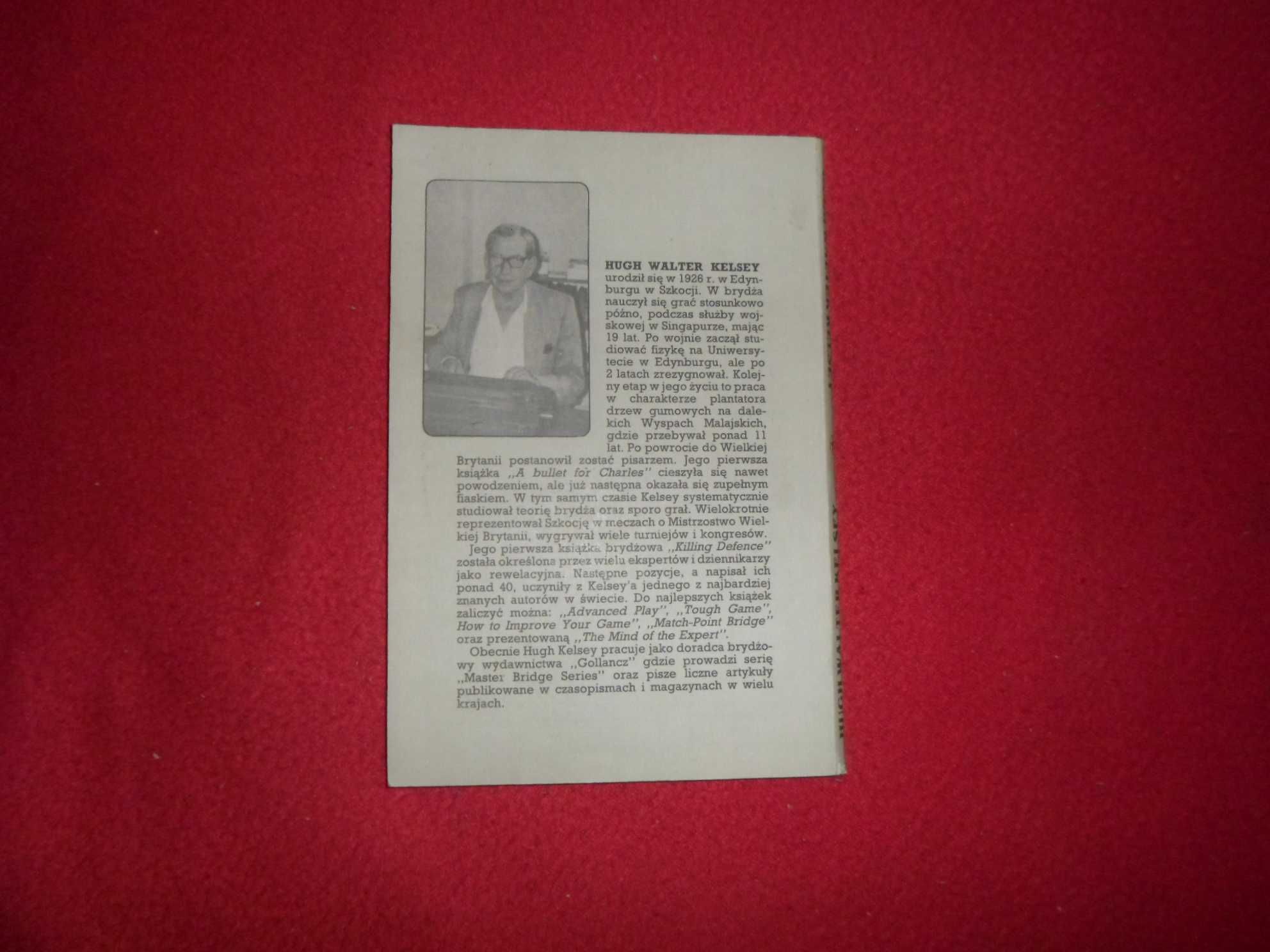 Hugh Walter Kelsey - Umysł eksperta [książka o brydżu - brydż]