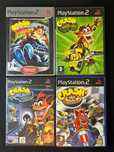 Zestaw Gier Crash Bandicoot Na Konsolę PlayStation 2 Stan Bardzo Dobry