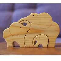 Пазли слони іграшка дерев'яна балансир Монтессорі іграшки розвиваючі